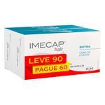 imecap hair kit com 90 cápsulas leve 90 e pague 60 fqm