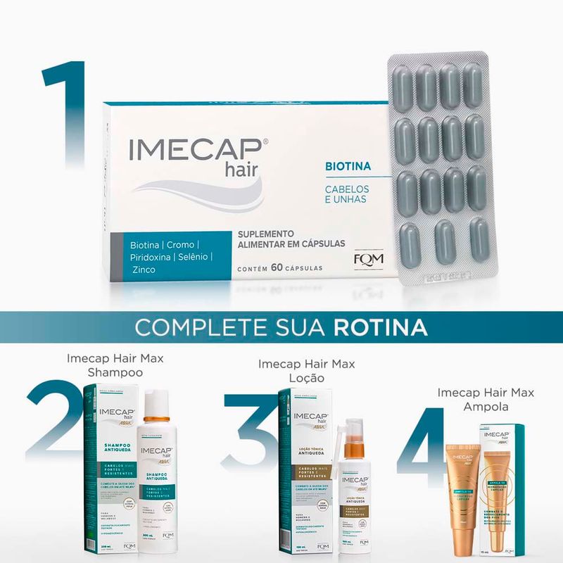 imecap hair 60 cápsulas duras