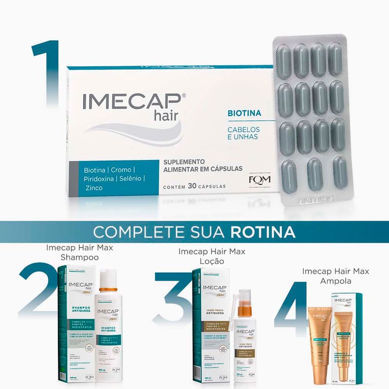 imecap hair 30 cápsulas