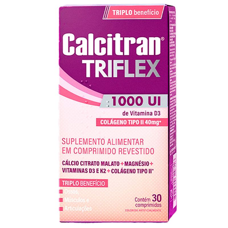 calcitran triflex 30 comprimidos fqm