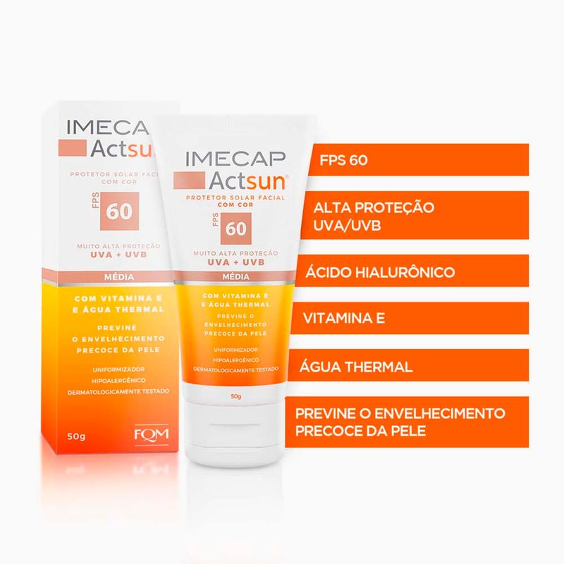 imecap actsun fps 60 50g cor media