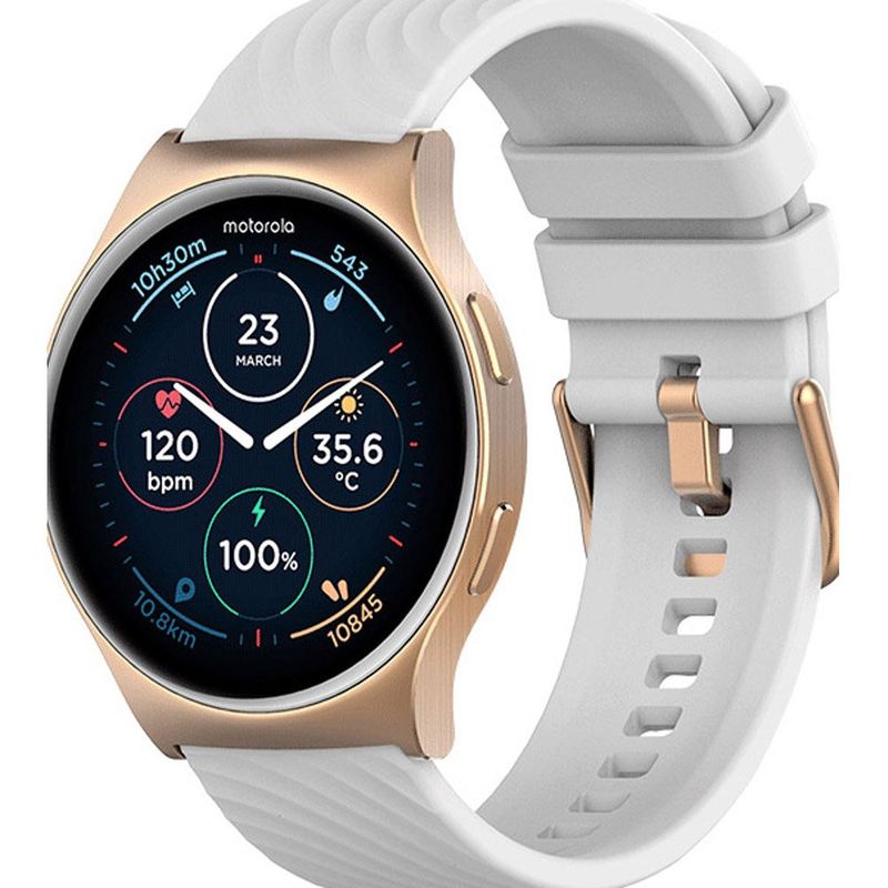 smartwatch motorola moto watch 120 rosê