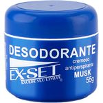 desodorante antitranspirante cremoso ex-set musk 55g