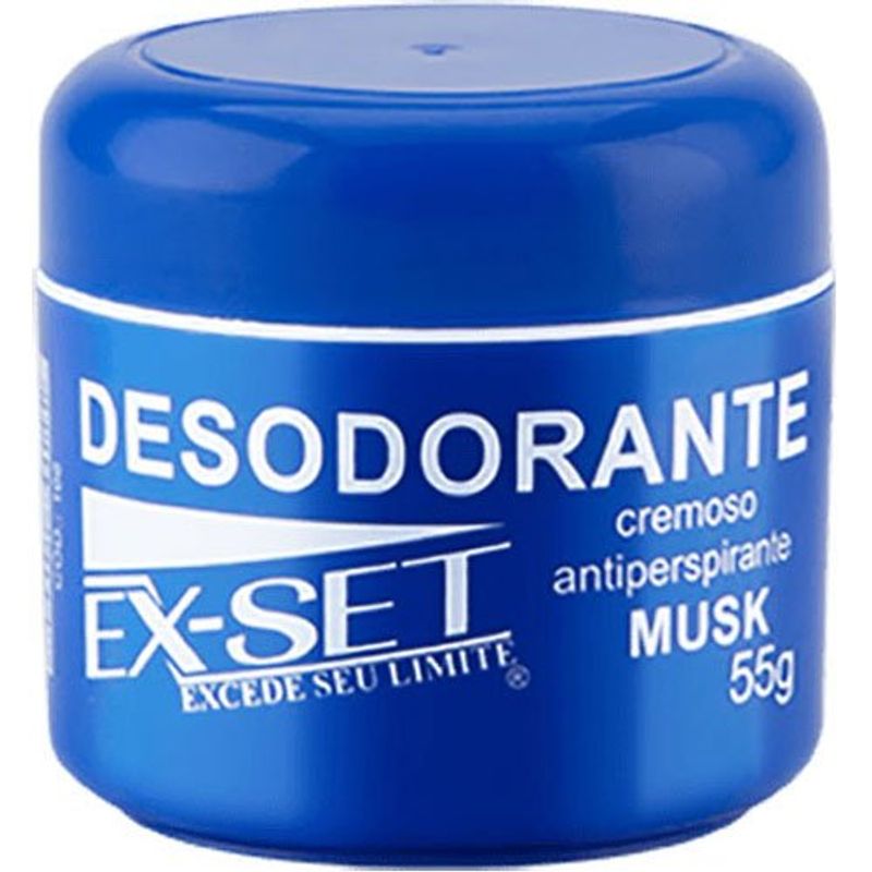desodorante antitranspirante cremoso ex-set musk 55g