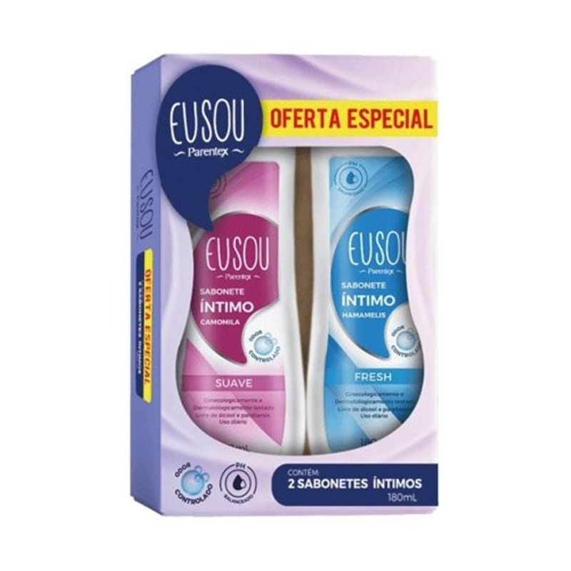 combo sabonete íntimo suave e fresh