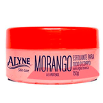 creme esfoliante alyne morango com d-pantenol 150g