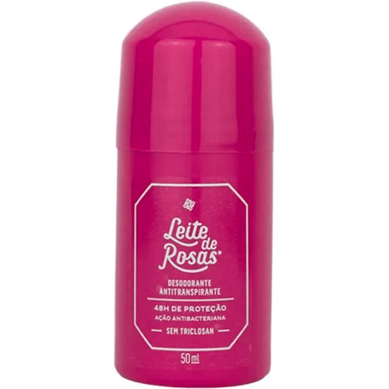 desodorante leite de rosas roll-on tradicional 50ml