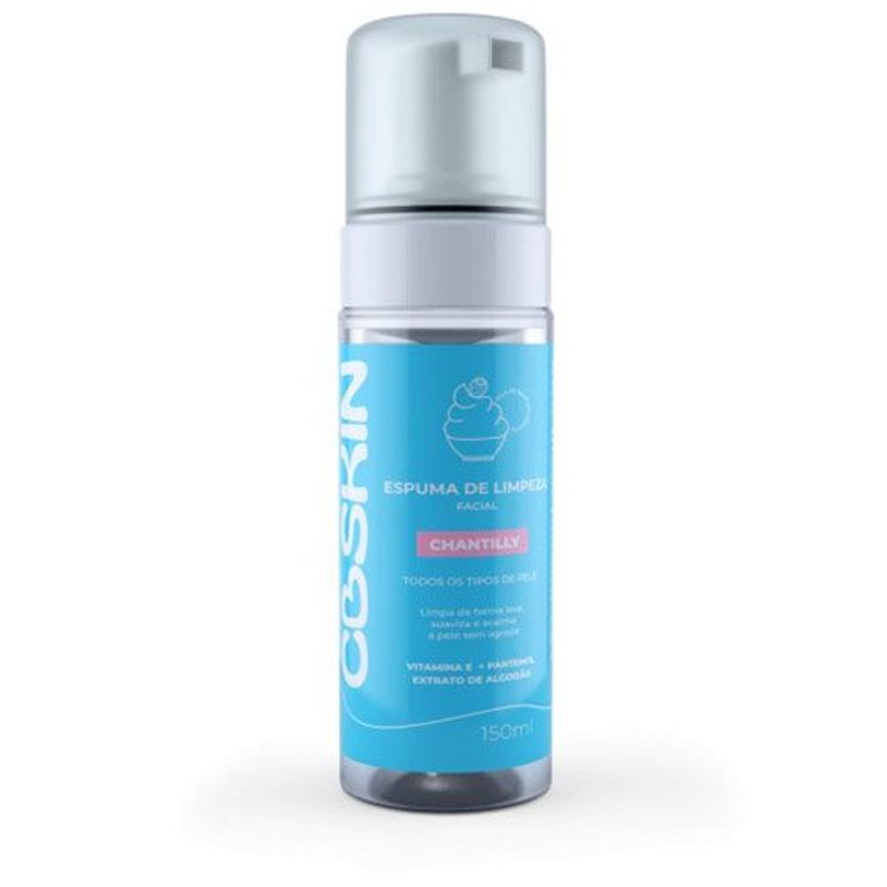 espuma de limpeza cottonbaby chantilly 150ml