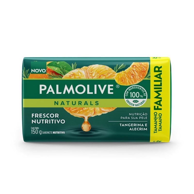 sabonete palmolive 150g tangerina e alecrim