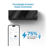 ar-condicionado split inverter 18.000 btus midea xtreme save black 220v wi-fi 42mgvqi18m5/38mgvqi18m5