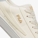 tênis fila feminino n°35 court 90 sport off-white azul (mp)