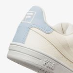 tênis fila feminino n°35 court 90 sport off-white azul (mp)