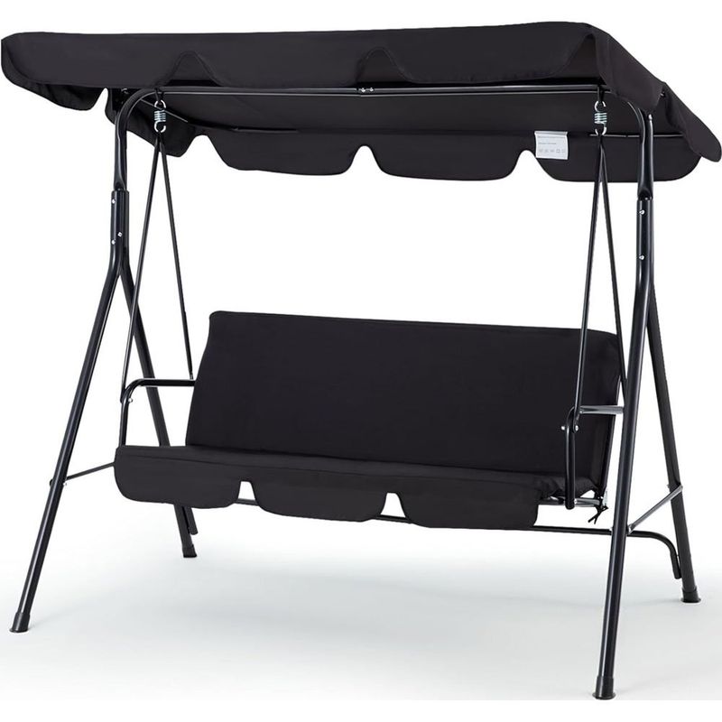 balanço para pátio e jardim esright preto a-bi