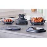 fritadeira portátil 4 em 1 ninja cinza a-bi