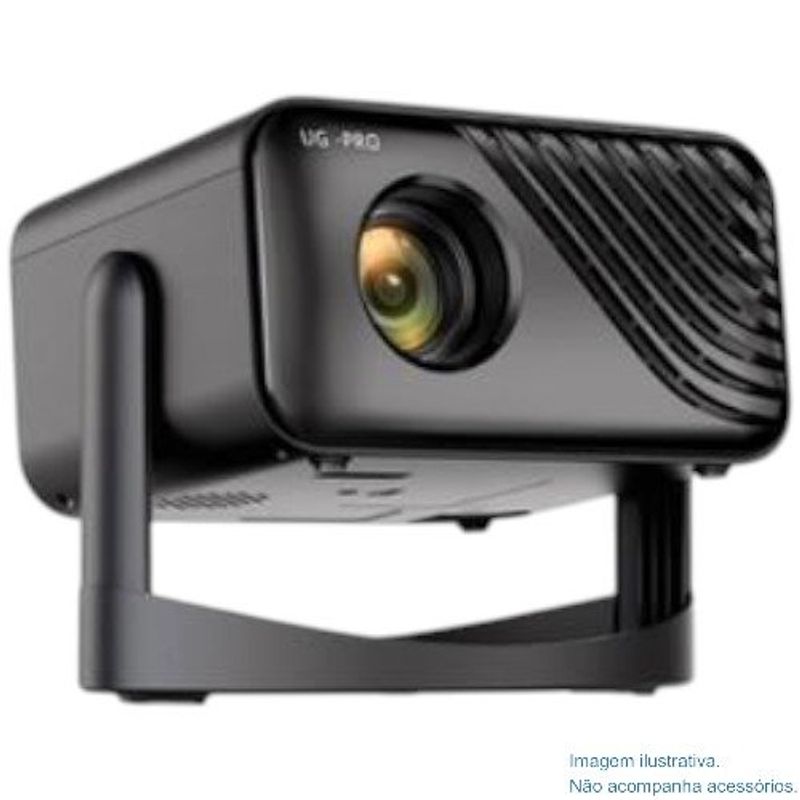 mini projetor hhfipl com wi-fi e entrada hdmi preto t-bi