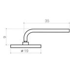 chuveiro articulado quadrado abs civitt 8" luxo preto fosco (mp)