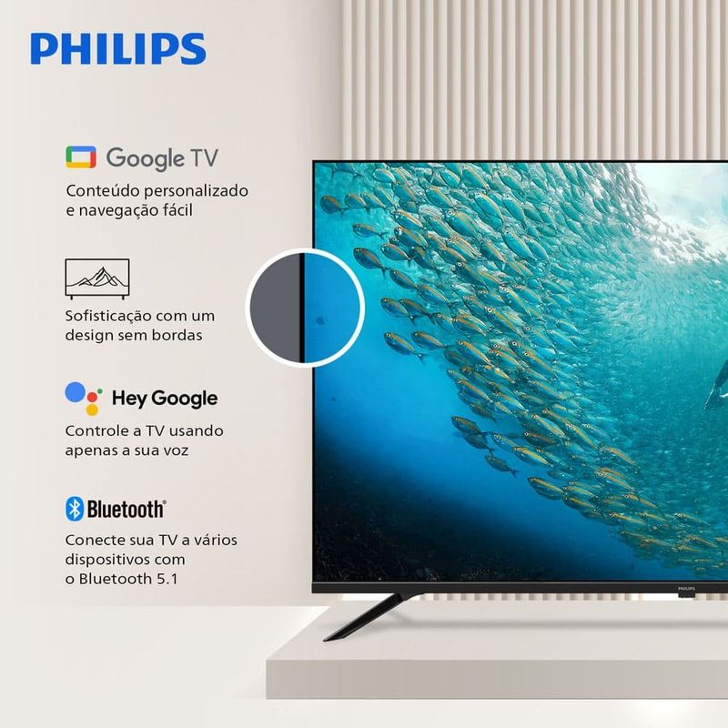 smart tv 4k 65 philips led uhd 65pug7019/78