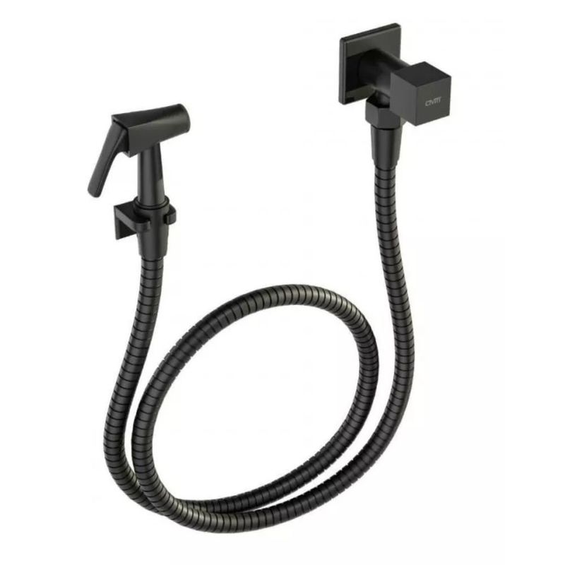 ducha higiênica metal quadratus civitt preto fosco (mp)