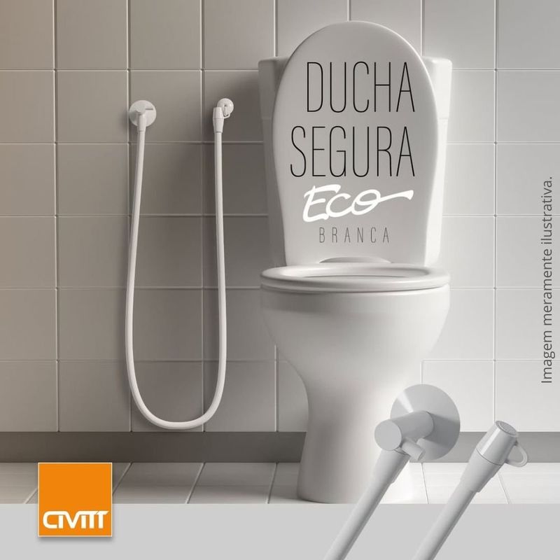 ducha higiênica segura eco civitt branco (mp)