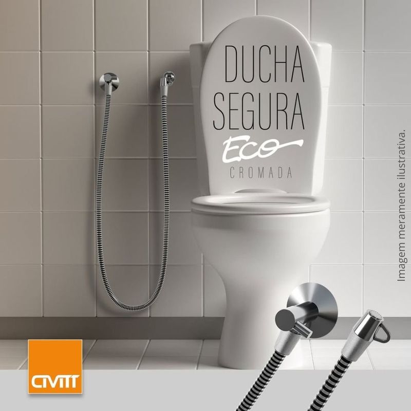 ducha higiênica segura eco civitt cromado (mp)