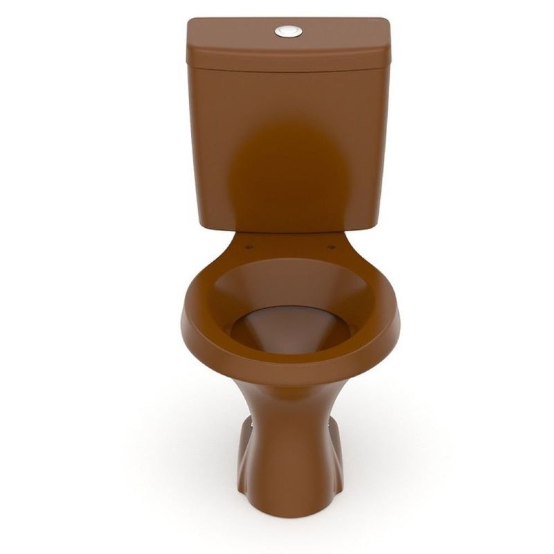 kit vaso sanitário com caixa acoplada logasa 6 litros parati ocre (mp)