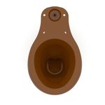 kit vaso sanitário com caixa acoplada logasa 6 litros parati ocre (mp)