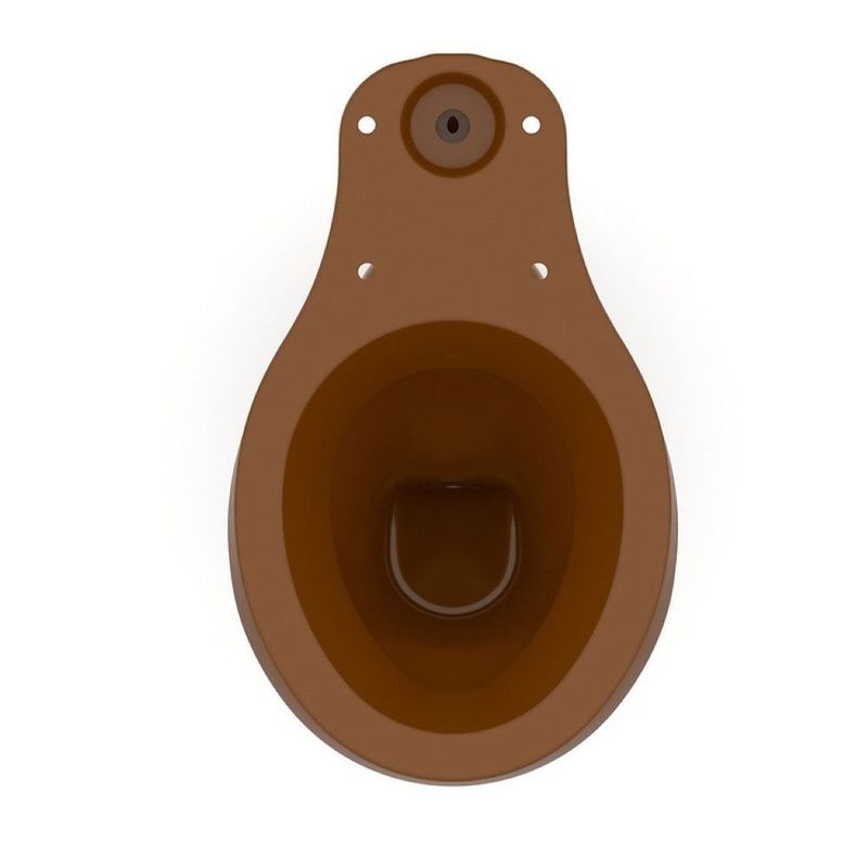 kit vaso sanitário com caixa acoplada logasa 6 litros parati ocre (mp)