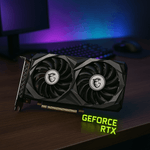 placa de vídeo rtx 3050 6gb msi gddr6 preto a-bi