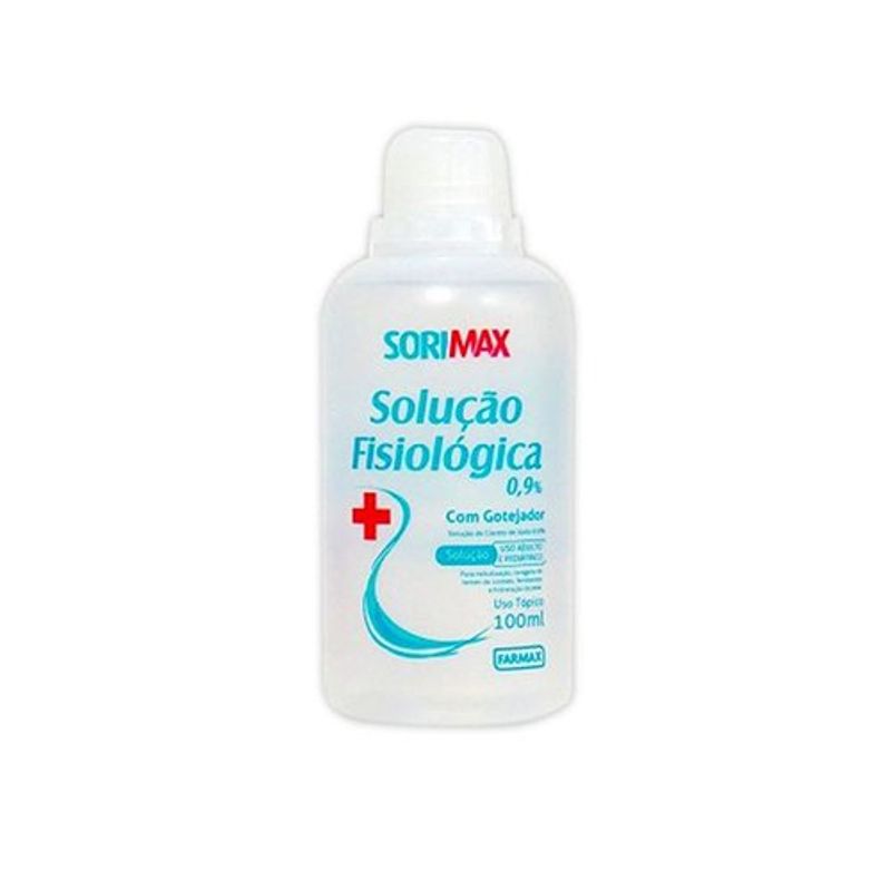 soro fisiológico 0,9% farmax 100ml