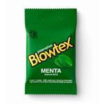 preservativo lubrificado blowtex menta 3 unidades