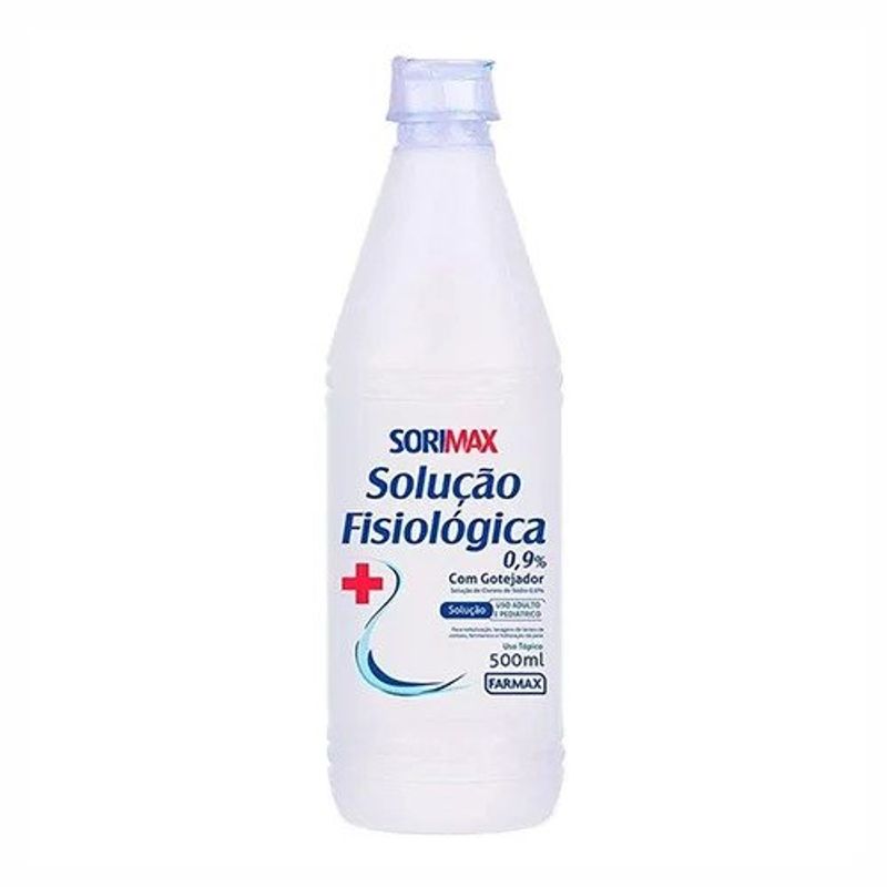 solução fisiológicasorimax 500ml