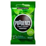 preservativo prudence hortelã 3 unidades