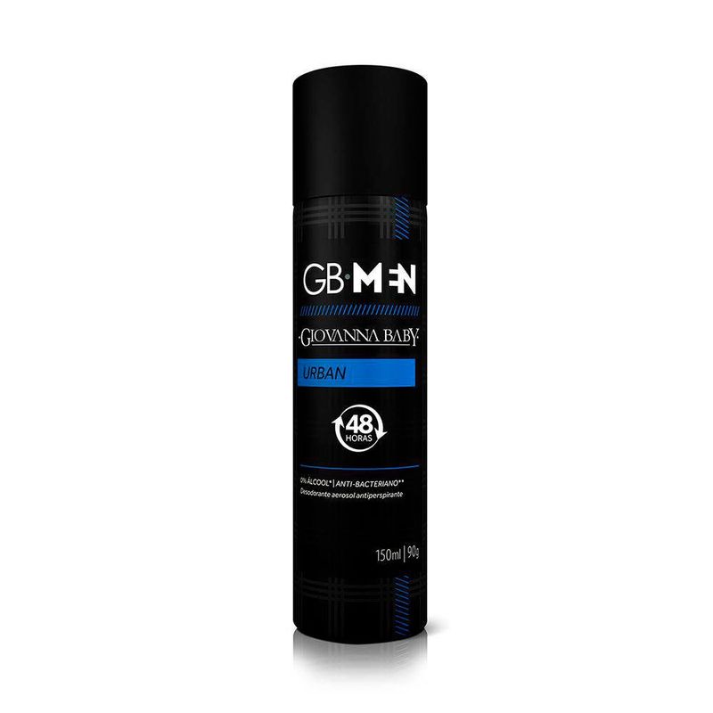 desodorante giovanna baby aerosol men urban 150ml