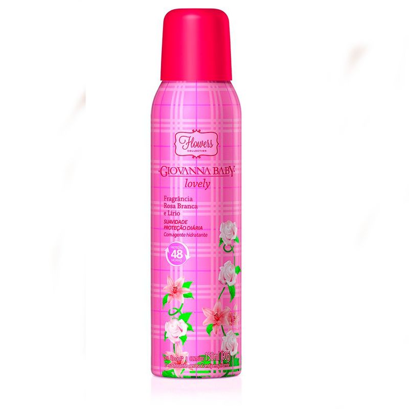 desodorante aerosol giovanna baby lovely 150ml