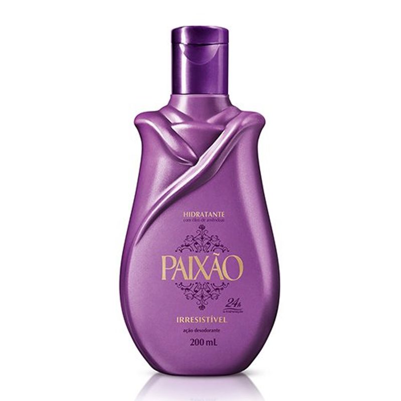 hidratante irresistível 200ml paixão