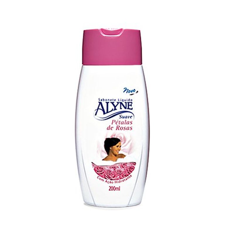sabonete líquido pétalas de rosas 200ml alyne