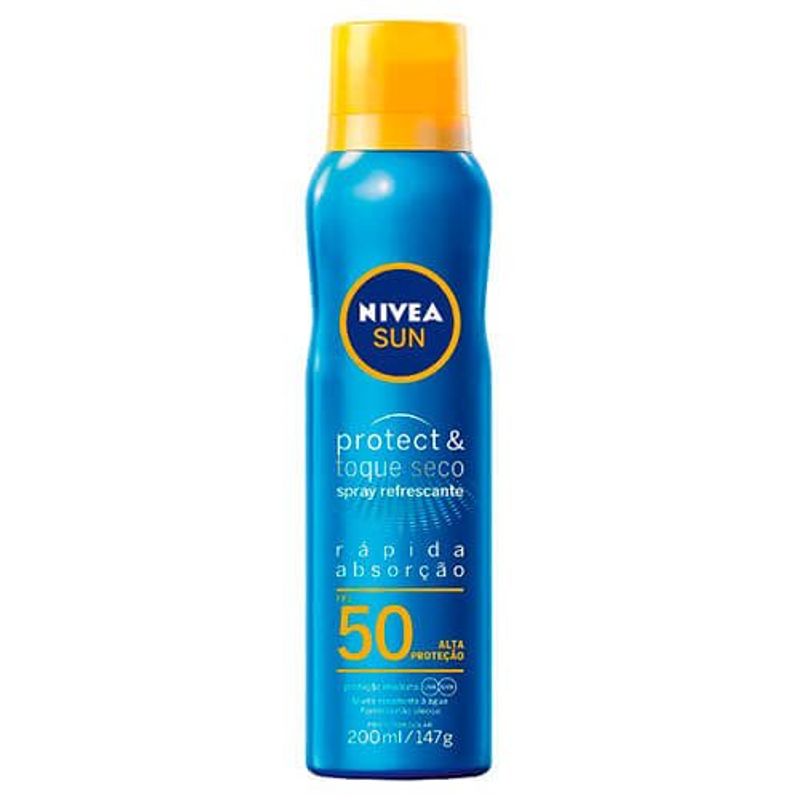 protetor solar corporal spray protect&fresh fps50 200ml nivea