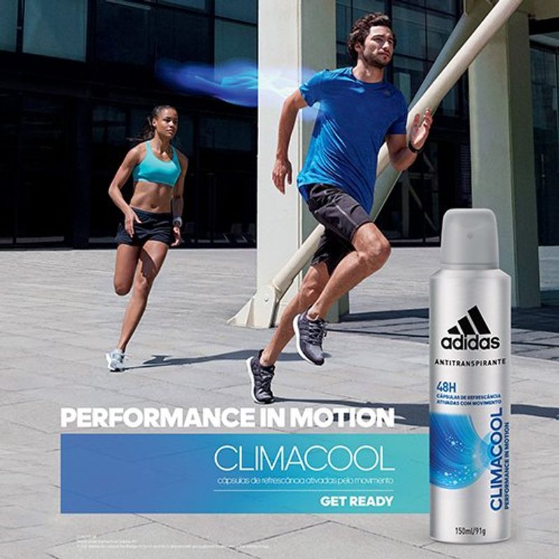 desodorante aeroso antitranspirante climacool 150ml adidas