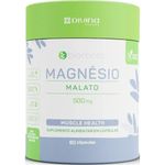 magnésio malato 500mg 60 cápsulas bioroots