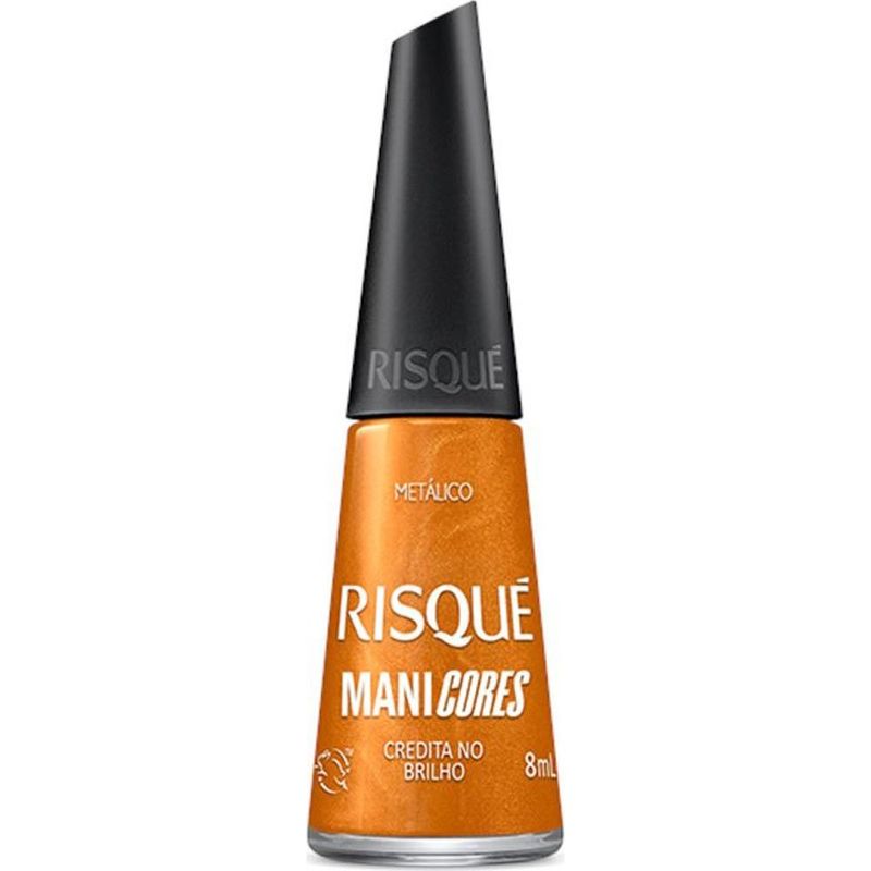 esmalte metálico credita no brilho 8ml risqué