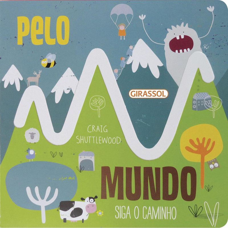livro siga o caminho pelo mundo girassol brasil (mp)
