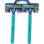 aparelho de barbear gillette prestobarba2 com 12 embalagens de 2 unidades