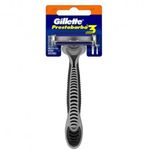 aparelho de barbear gillette prestobarba3 suave com 2 embalagens de 10 unidades
