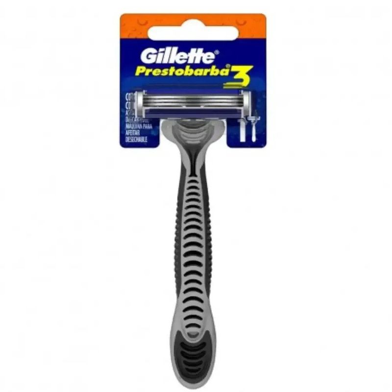 aparelho de barbear gillette prestobarba3 suave com 2 embalagens de 10 unidades