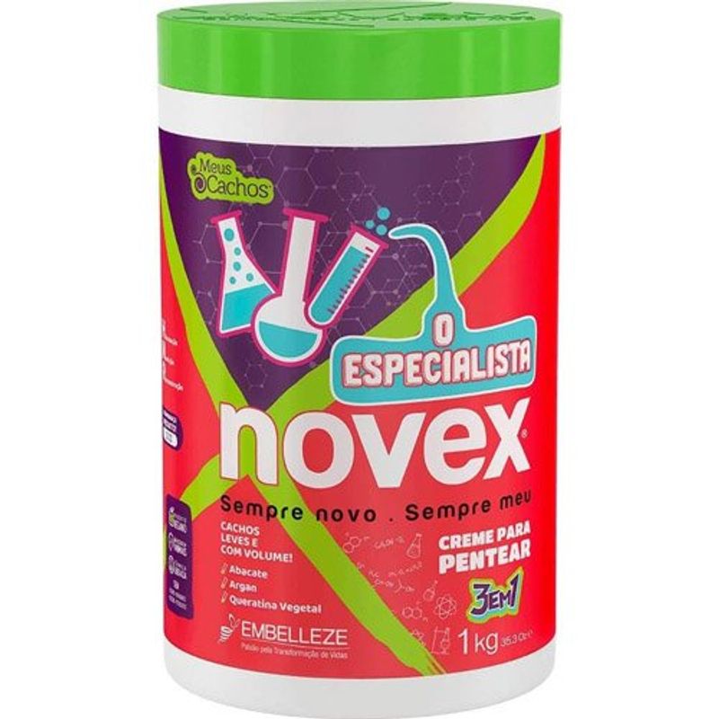 creme para pentear o especialista cachos leves 1kg