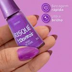 esmalte cremoso risqué & doritos roxo de fome 8ml