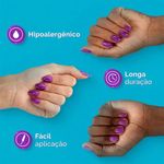 esmalte cremoso risqué & doritos roxo de fome 8ml