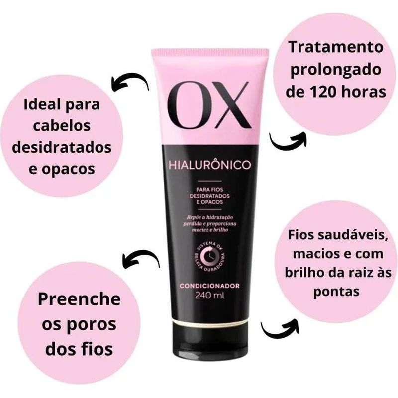 condicionador ox hialurônico 240ml