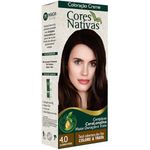 tinta para cabelo em creme marcia cores nativas castanho médio 4.0 50g