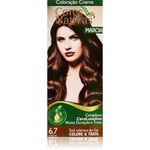 tinta para cabelo em creme marcia cores nativas chocolate 6.7 50g